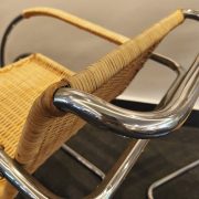 Sillones MR20 diseño de 1927, de Mies van der Rohe. Detalle