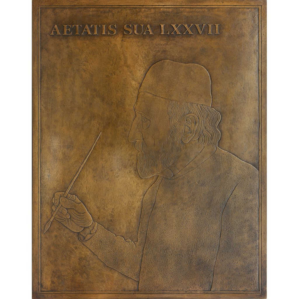 Alfredo Alcain. Autorretrato, 2018. Bronce