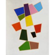 Alfredo Alcain. Sobre blanco, 2025. Óleo/tela.