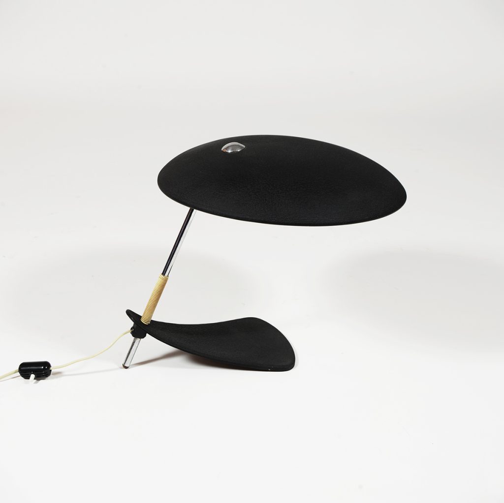 Lámpara de mesa diseño italiano años 50