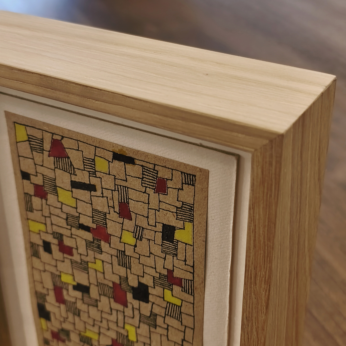 Alfredo Alcain. Pequeño dibujo a tinta china y acuarela.