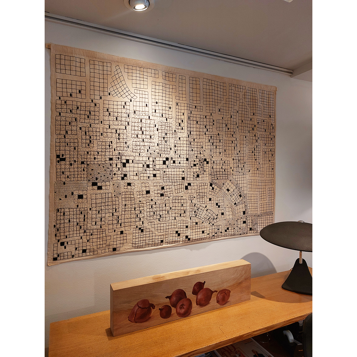 Amparo de la Sota. Mapa VII. Cadencias, 2024. Bordado a mano.