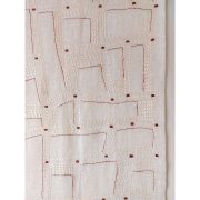 Amparo de la Sota. Mapa V blanco, 2021. Bordado a mano. Detalle