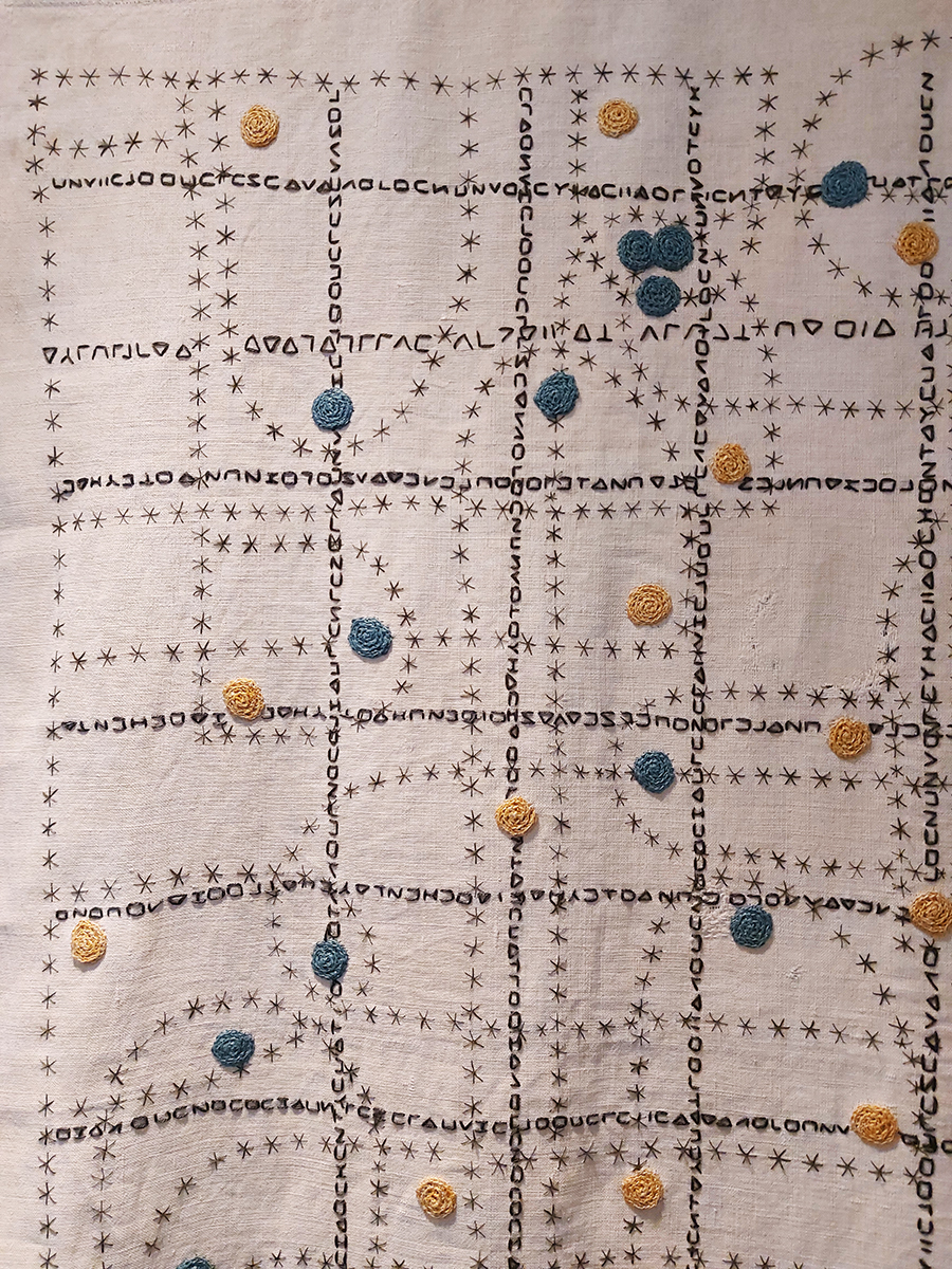 Amparo de la Sota. Mapa VIII. Planisferio, 2024. Detalle