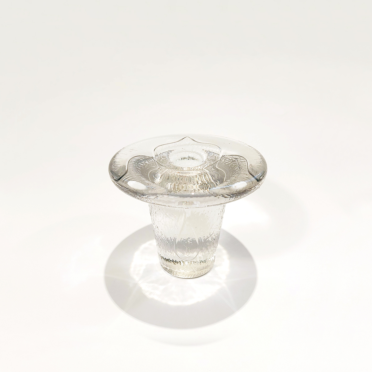 Candelero de cristal