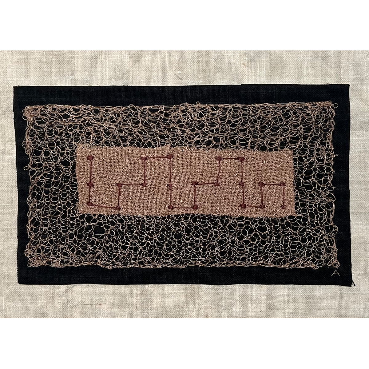 Amparo de la Sota. Bordado y punto, 2024.