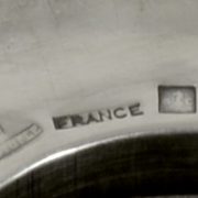 Centro de Christofle. Francia, hacia 1930.
