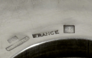 Centro de Christofle. Francia, hacia 1930.