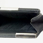Bolso de piel Art deco. Interior
